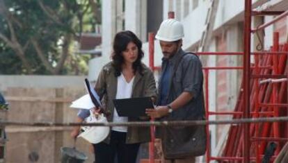 Soledad Villamil y Joaquín Furriel, en la película.