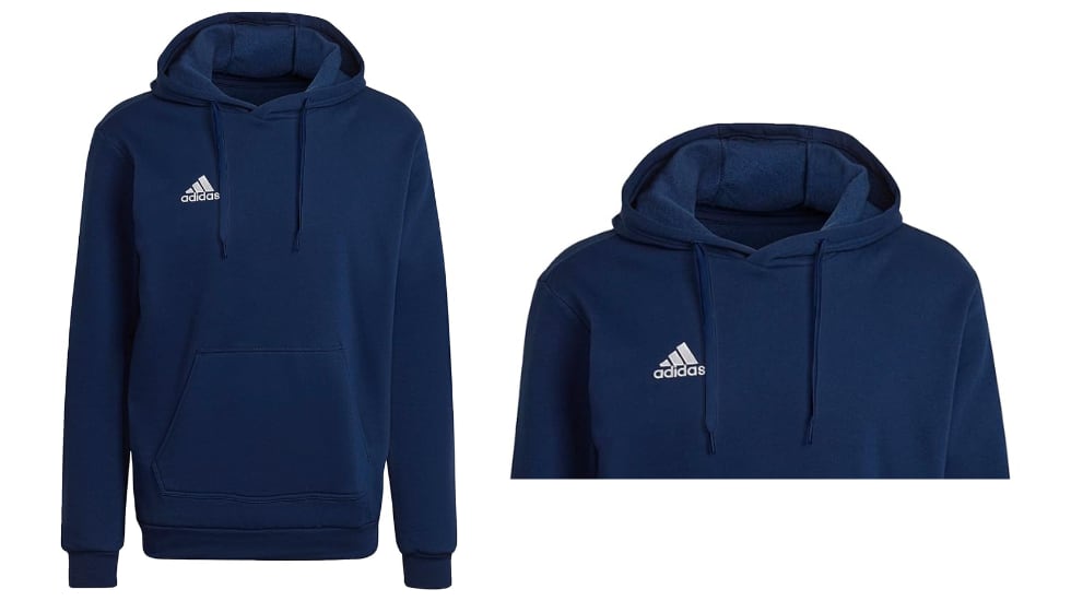 Sudadera Adidas azul marino.