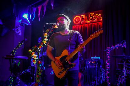 La banda Alberto & García el pasado miércoles en la sala El Sol de Madrid.