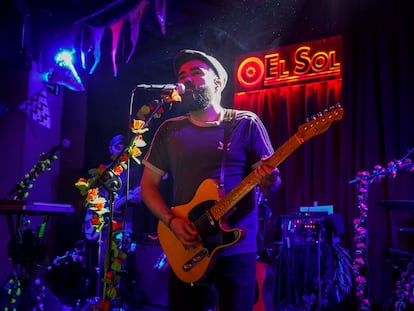 La banda Alberto & García el pasado miércoles en la sala El Sol de Madrid.