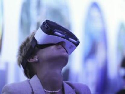 El equipo de realidad aumentada presentado por Samsung.