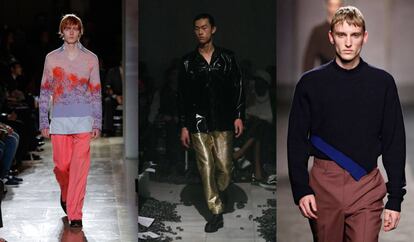 Modelos de Mans, Christian Simmon y Duarte para el próximo otoño en MBFWMadrid.