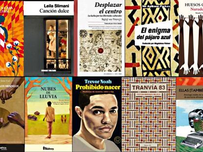 Portadas de los 10 libros arfricanos más destacados de 2017.