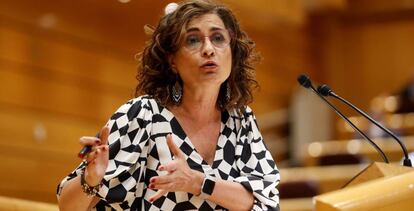 La ministra de Hacienda y portavoz del Gobierno, María Jesús Montero.