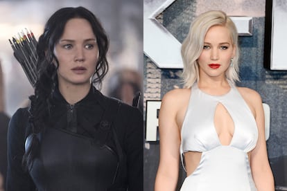 Jennifer Lawrence. Su protagónico en la saga Los juegos del hambre la catapultó a la fama como la actriz, morena, del momento. Sin embargo, la intérprete prefiere los destellos dorados para el día a día. Normalmente en los rangos más cálidos, durante la promoción de la película X-Men: Apocalipsis en 2016 Lawrence optó por este platino casi blanco.