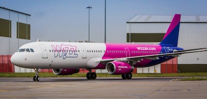 Avión A321 de la aerolínea Wizz Air.