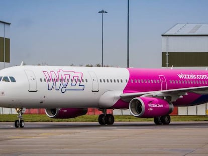 Avión A321 de la aerolínea Wizz Air.