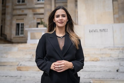 La congresista Maria Fernanda Carrascal, en Bogota, el 20 de febrero de 2024.