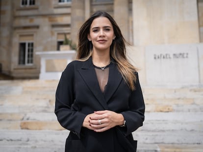 La congresista Maria Fernanda Carrascal, en Bogota, el 20 de febrero de 2024.