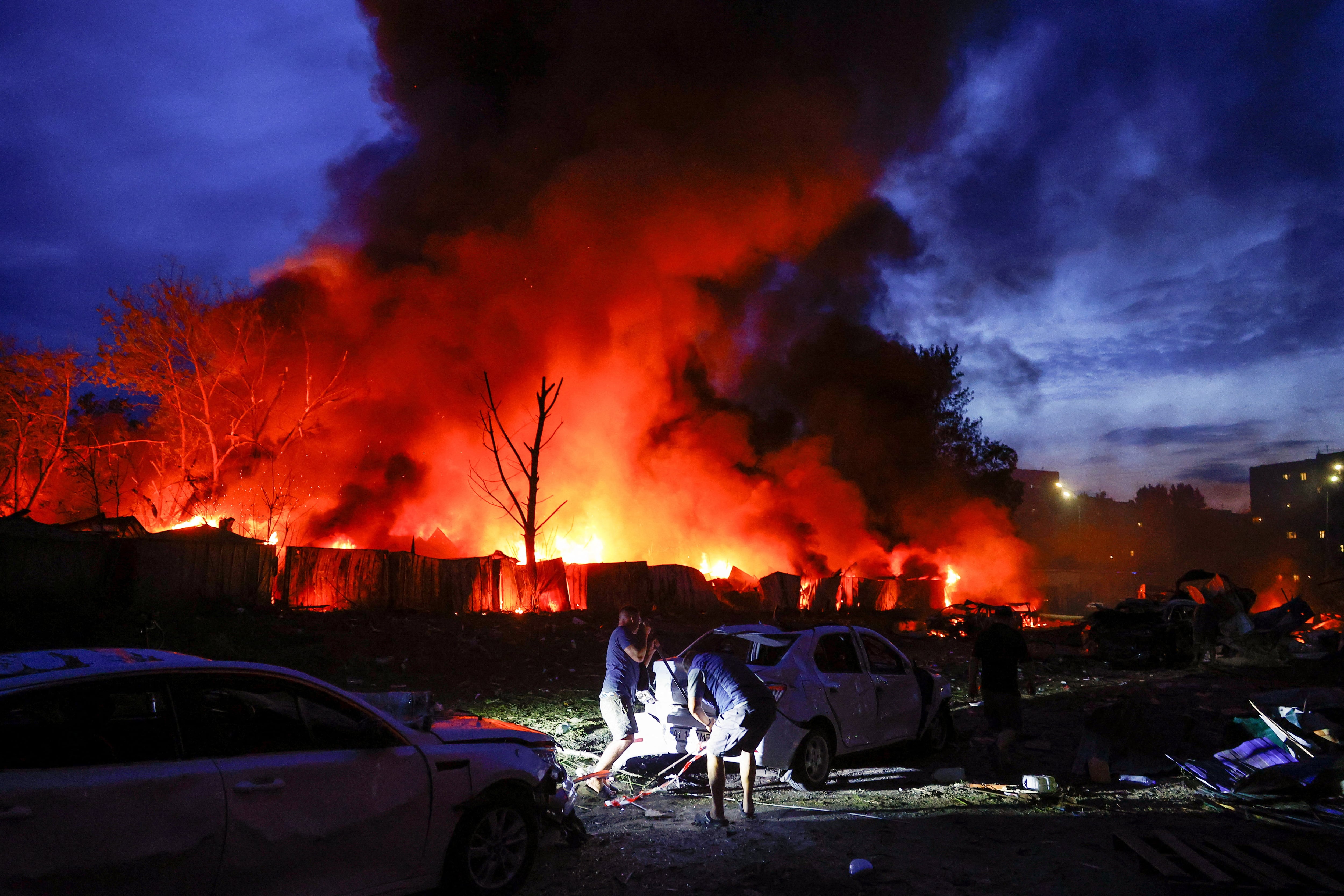 Al menos nueve muertos y más de 40 heridos en un ataque de Rusia contra Kiev esta madrugada