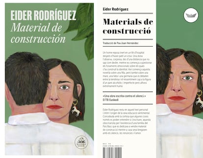 Portadas de la edición en castellano y catalán de 'Material de construcción'.