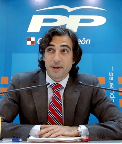 El secretario del Partido Popular en Valladolid, Santos Villanueva, en una imagen reciente.