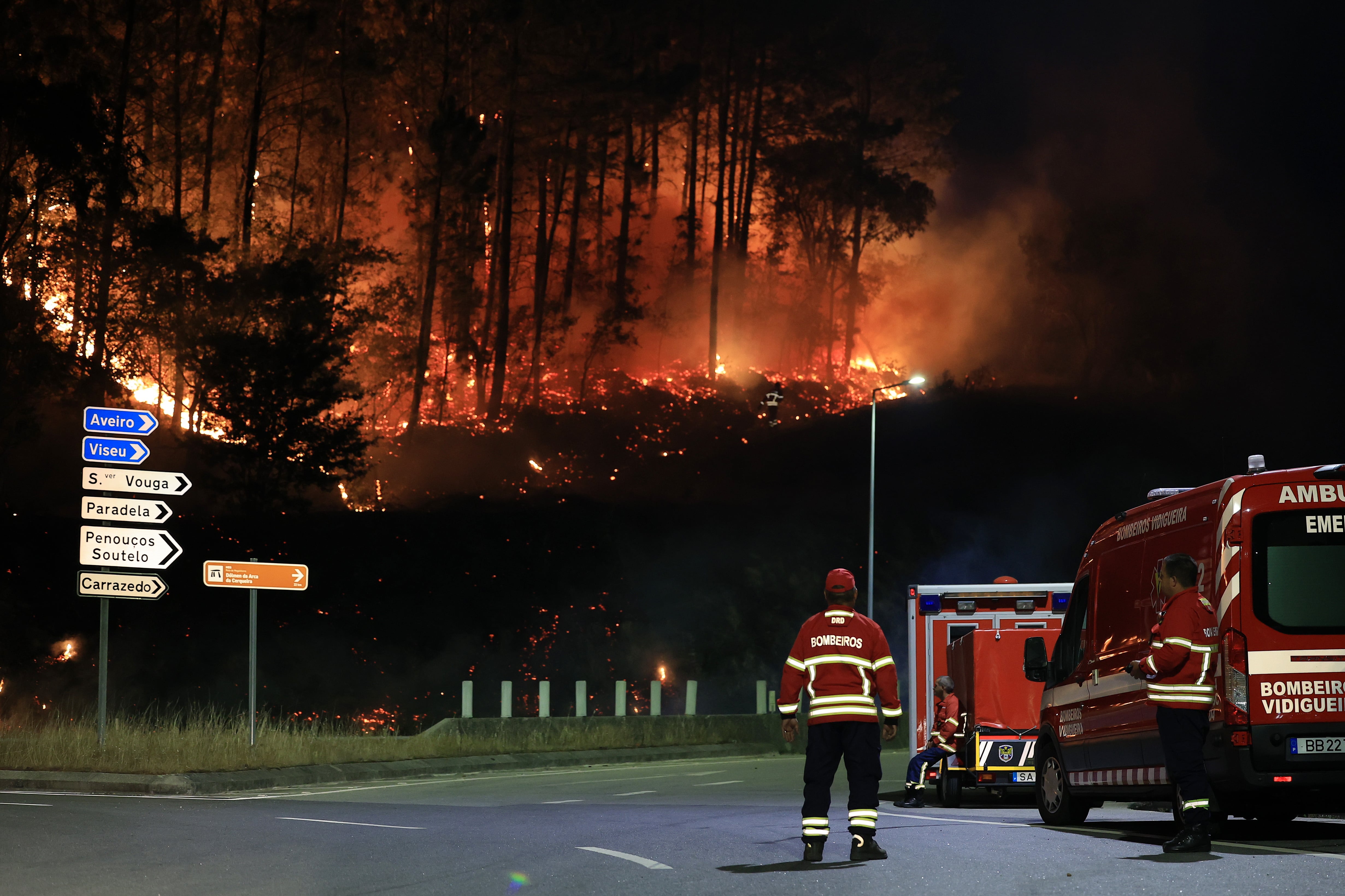 El Gobierno de Portugal declara la zona catastrófica en los municipios afectados por los incendios 