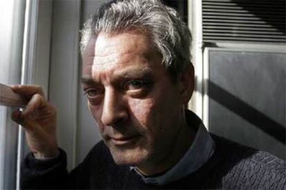 Paul Auster, fotografiado el pasado 19 de enero en su estudio de Brooklyn.