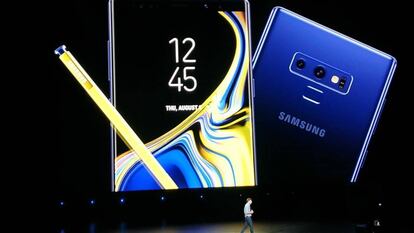 Momento de la presentaci&oacute;n del Galaxy Note 9.
 