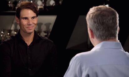 Rafa Nadal, en la entrevista en '60 minutes'.