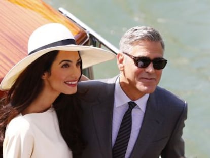 Amal y George Clonney.