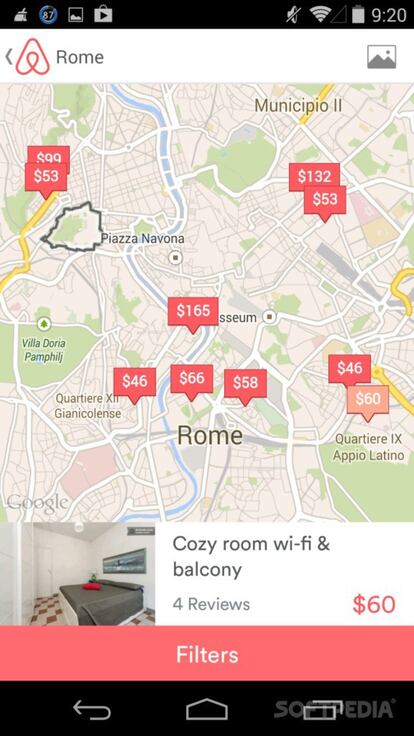 Es difícil encontrar una ciudad en la que no haya un <i>airbnb</i>, un modo de alojamiento que cada vez gana más terreno a las fórmulas hoteleras tradicionales. Compartir casa con un local, buscar un lugar acorde a nuestras preferencias personales y gozar de una mayor flexibilidad de tiempos son características que la <i>app</i> de Airbnb pone al alcance de la mano. Además, en la línea de otras muchas aplicaciones que ambicionan ser una agencia de viajes portátil, la aplicación nos sugerirá cosas que hacer gracias a su funcionalidad Trips. Disponible gratis para iOS y Android.