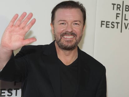 El director, actor y cómico Ricky Gervais.