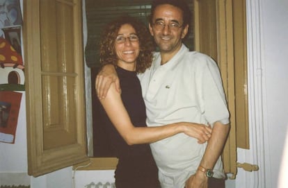 Carolina López y Roberto Bolaño, en una fotografía de 2002.