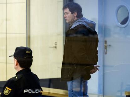 Gorka Mart&iacute;nez, durante el juicio.