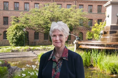 La profesora y experta en educación Inger Enkvist en la Universidad de Lund.