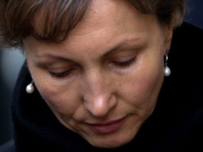 Marina Litvinenko, vídua de l'espia assassinat.