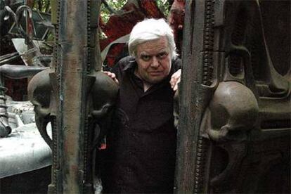 H. R. Giger, en su casa de Zúrich.