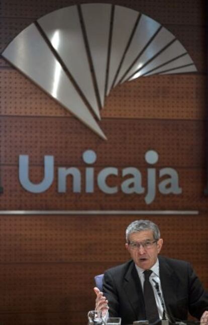 El presidente de Unicaja Banco, Braulio Medel, en una imagen de archivo.