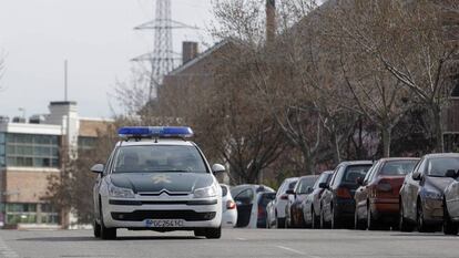 Un coche patrulla de la Guardia Civil, en una imagen de archivo.