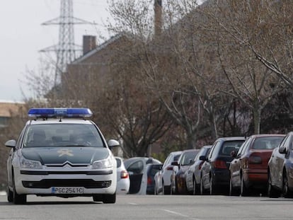 Un coche patrulla de la Guardia Civil, en una imagen de archivo.