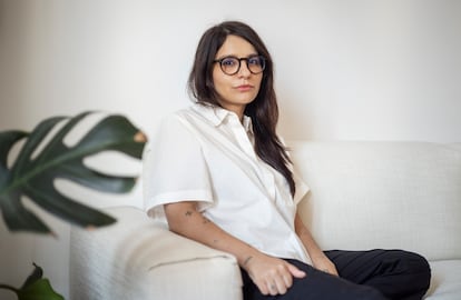 Dania Shihab, en su estudio.