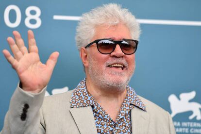 Pedro Almodóvar en el Festival de Cine de Venecia, en agosto.