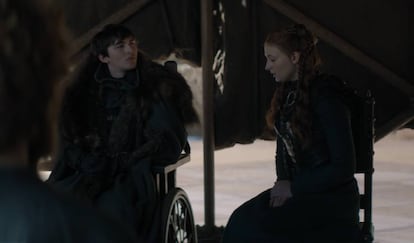<p>Momento: Sansa diciéndole a Bran que dice sí a que reine, pero que Invernalia seguirá siendo un reino independiente (y un minuto antes ordenando a su tío que se siente cuando se levanta para lo que se supone será hacer un discurso para proponerse como Rey).</p><p>¿Por qué? Sansa es asertiva y no cede ni un ápice para llevar hasta el final su objetivo, proteger y mantener el Norte con autonomía e independencia.