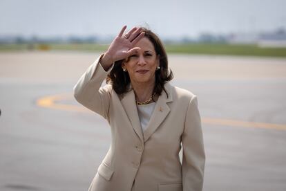 Kamala Harris en Indianapolis (Indiana), el 24 de julio.