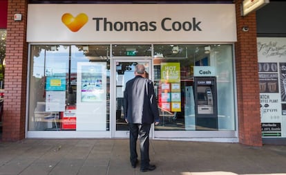 Agencia de viajes de Thomas Cook en Londres.