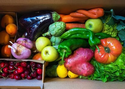 Una patata corazón, zanahorias con las piernas cruzadas o pimientos encogidos son algunos de sus productos