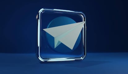 Logo de Telegram coin cristal