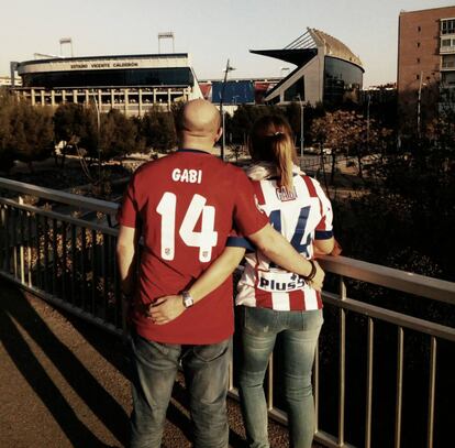 15 de abril. Partido de Liga en el Vicente Calderón contra el Osasuna en el que el Atleti ganó con un 3-0.