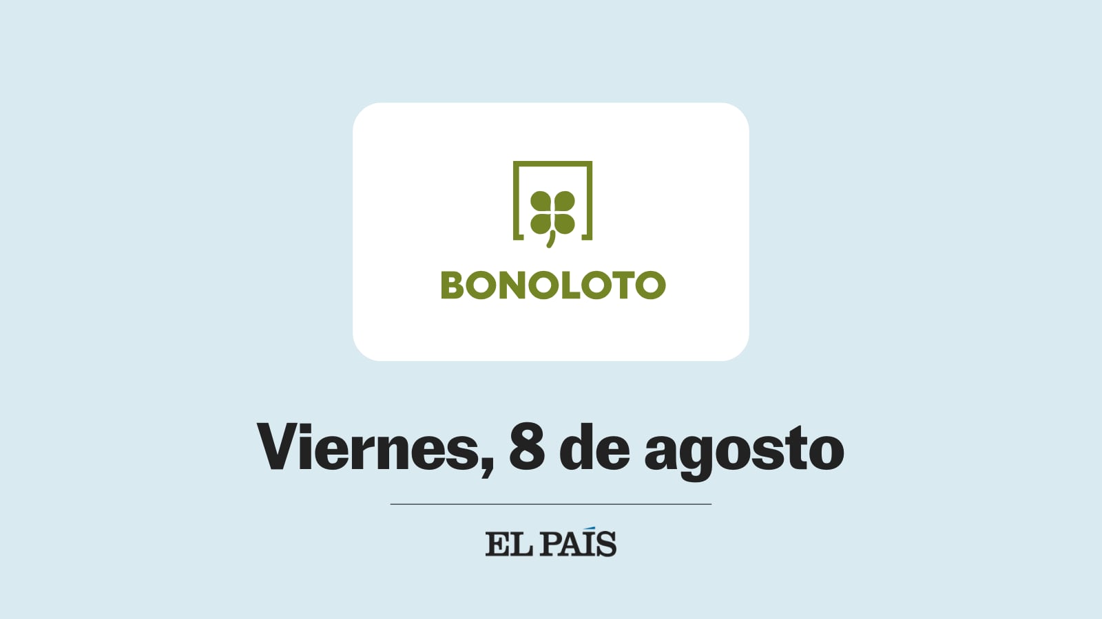 Bonoloto: comprobar sorteo del viernes 8 de agosto