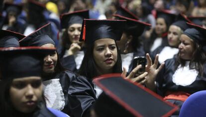 Formatura de mulheres no Pronatec, em Brasília.