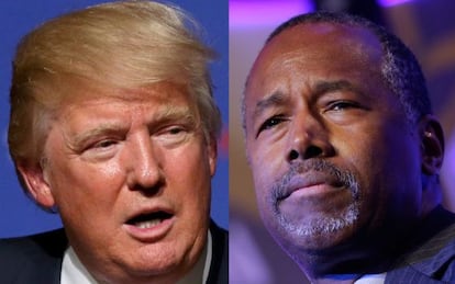 Donald Trump y Ben Carson