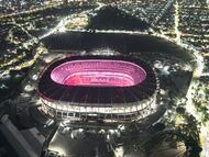 Vista aérea del Estadio Banorte, el pasado 10 de marzo.