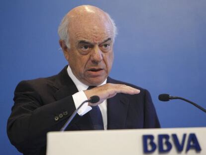 The president of Spain&#039;s second-largest bank, BBVA, Francisco Gonz&aacute;lez.