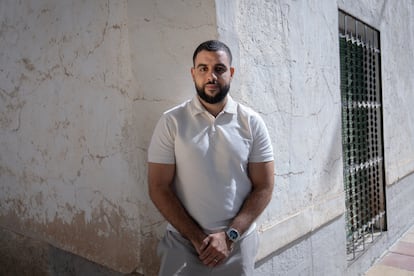 El 'influencer' Noureddin El Yemlahy, conocido como 'Nordin', este miércoles en Caravaca de la Cruz (Murcia).