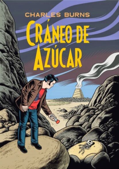 Portada de 'Cráneo de azúcar', la última novela gráfica (hasta ahora) de Charles Burns.