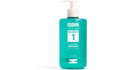 Limpiador Matificante. Gel de ducha para limpiar la piel grasa en profundidad de ISDIN (400 ml).