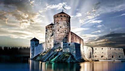 El castillo finlandés de Savonlinna