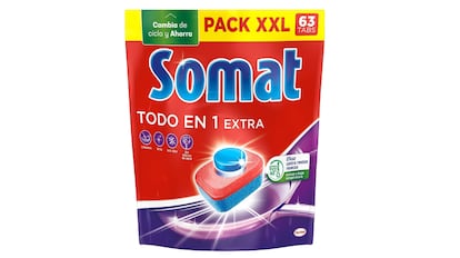 Este producto Somat es, incluso, eficaz con lavados a baja temperatura.