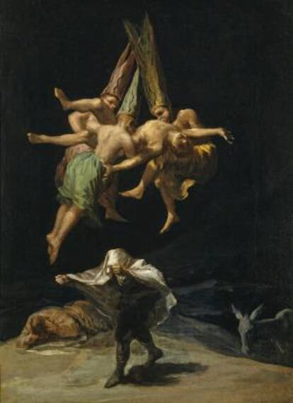 'Voo de bruxas', de Francisco de Goya